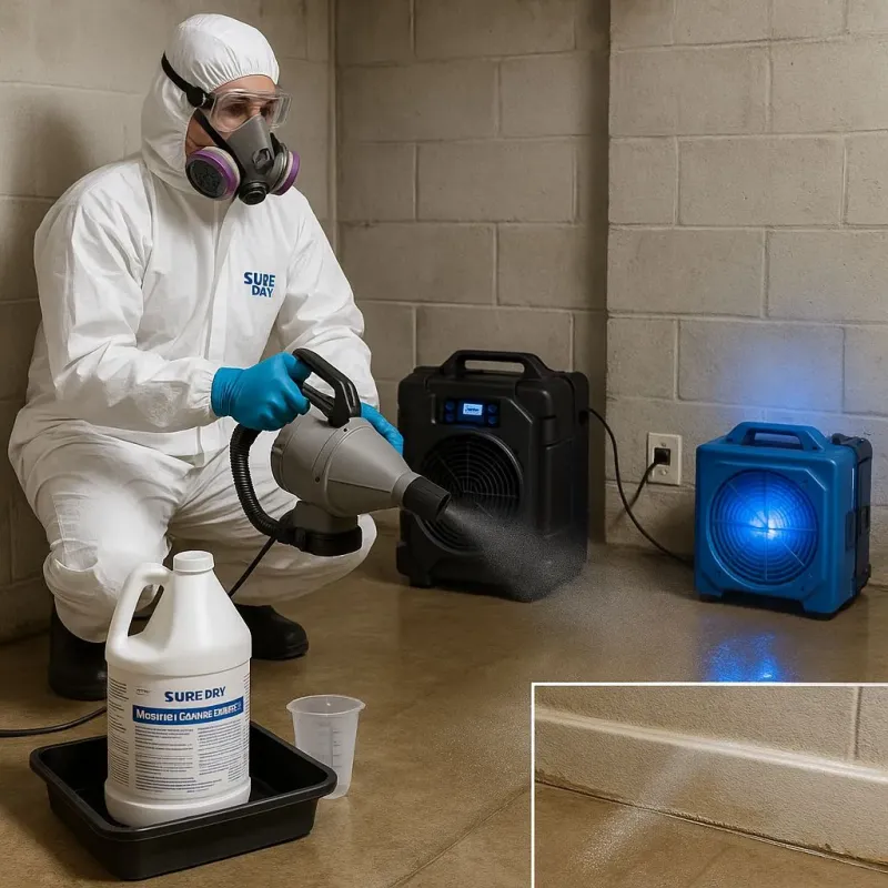Sanitization and Odor Removal process in Hampshire, IL