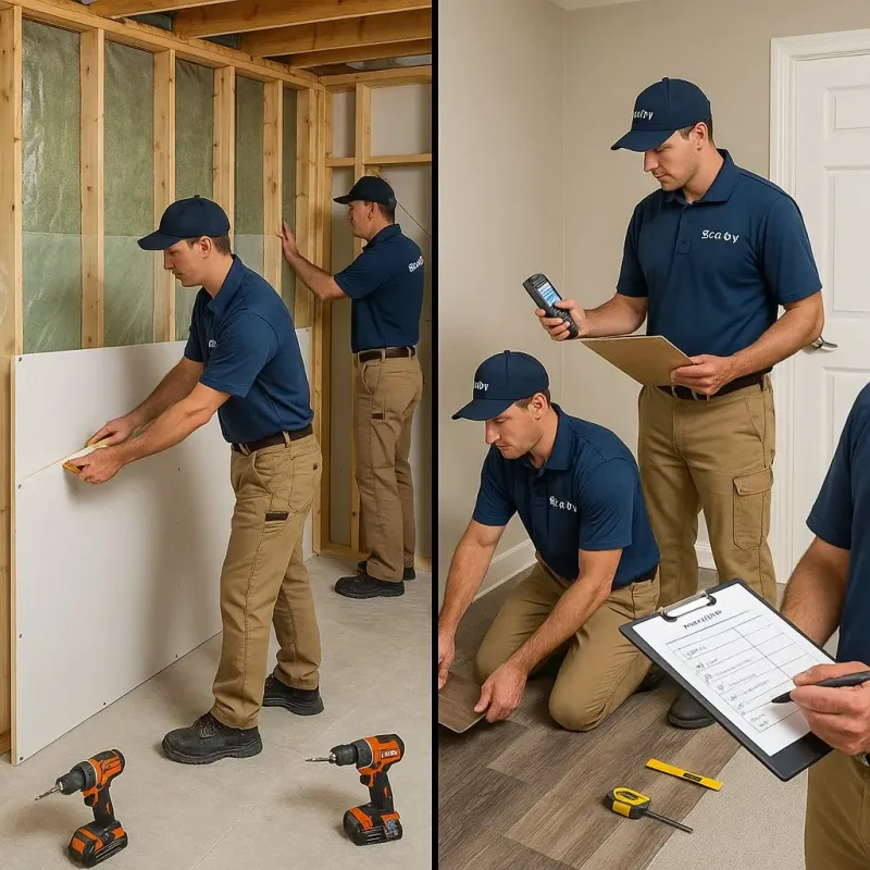 Repairs and Reconstruction process in Hampshire, IL